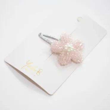 Barrette Rose - Collection Paris