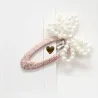 Barrette Milena rose - Collection Paris