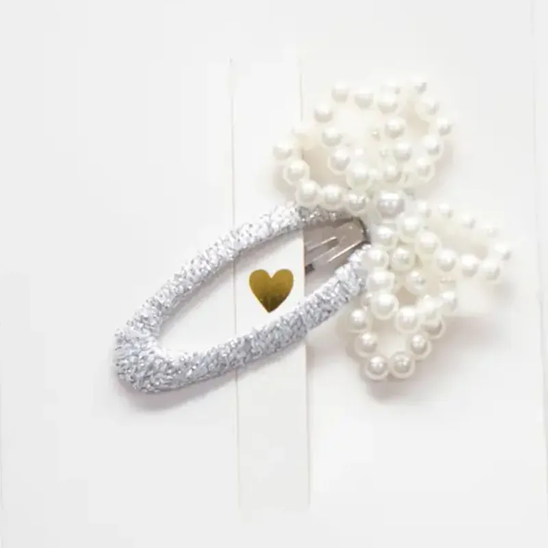 Barrette Milena blanche - Collection Paris