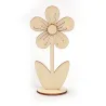 Fleur sur socle à décorer