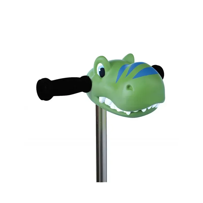 Tête de trottinette - Dinosaure vert