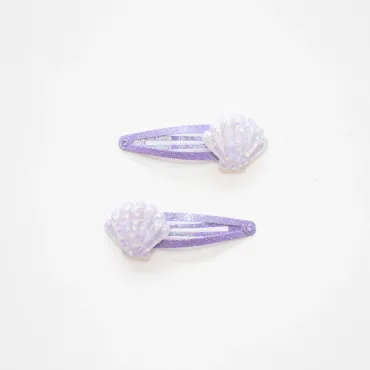 Barrettes à cheveux - Sirène parmes - Mermaids