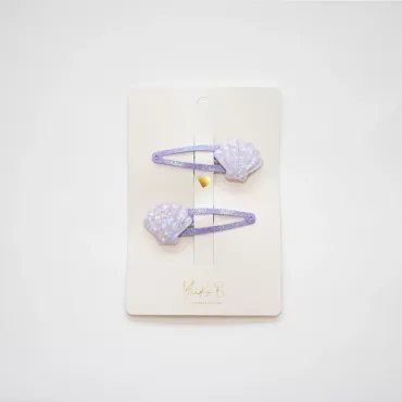 Barrettes à cheveux - Sirène parmes - Mermaids