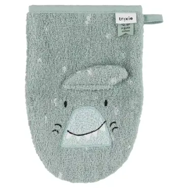 Gant de toilette 2-pack  - Mr. Shark - Mr. Dino 
