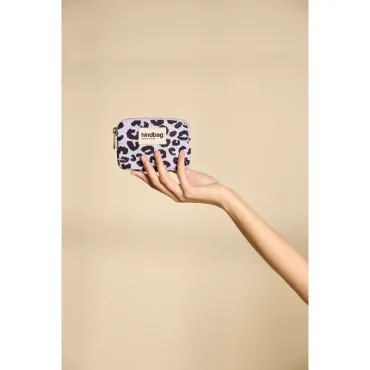 Porte-monnaie - Lili Leopard Lilas