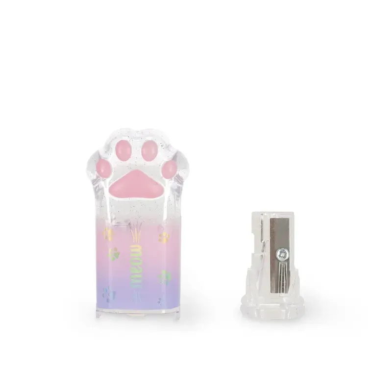 QEDBOJE 2 Pièces Taille-Crayon Universel pour Maquillage, Taille-Crayon Cosmétique pour Crayons à Sourcils, Crayons à Lèvres, Eyeliner, Lames de Précision, Pratique pour Voyage