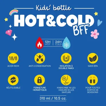 Gourde Thermique pour Enfant - Licorne