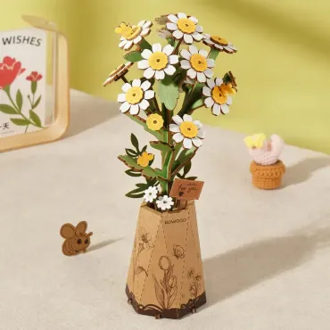 Puzzle 3D en bois - Camomille