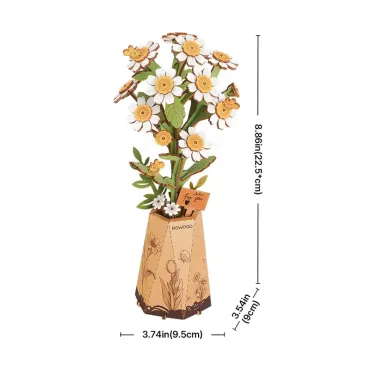 Puzzle 3D en bois - Camomille