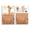 Puzzle 3D en bois - Tulipe orange