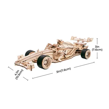 Puzzle 3D en bois - F1 racing car