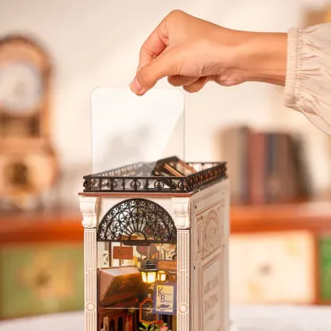 Arcade Dating - Maquette diorama bibliothèqye