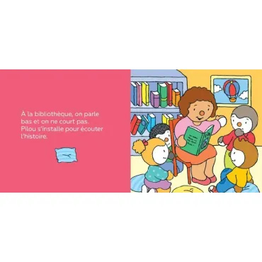 T'choupi va à la bibliothèque
