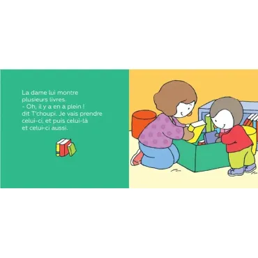 T'choupi va à la bibliothèque