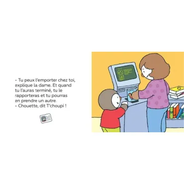T'choupi va à la bibliothèque