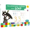 Livre ardoise - Mes premiers chiffres avec loup