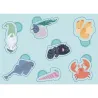 Ma pochette de 100 gommettes - Animaux de la mer