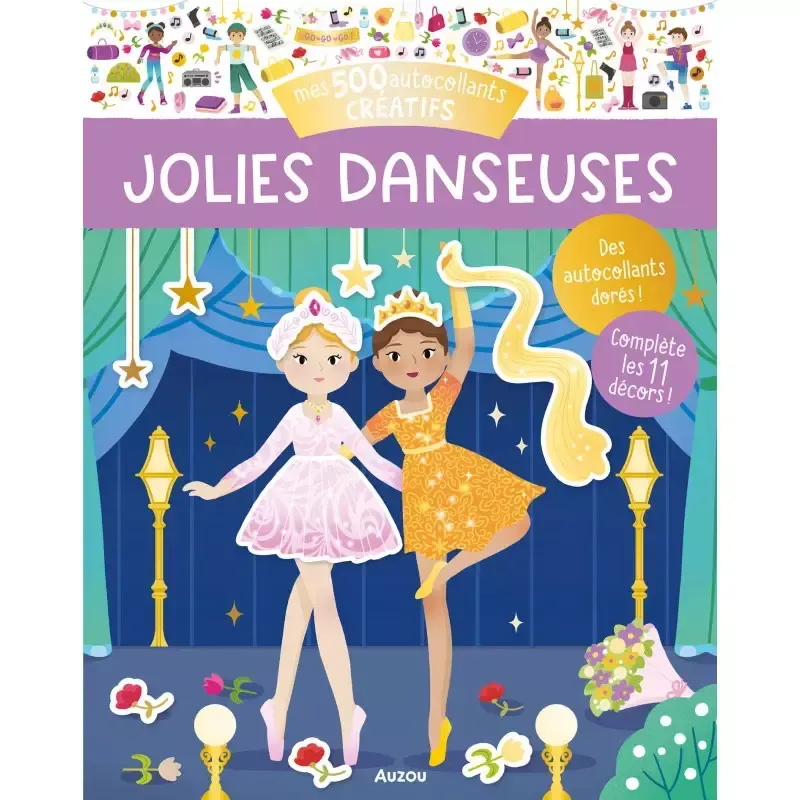 Mes 500 autocollants créatifs - Jolies danseuses