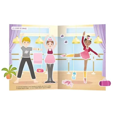 Mes 500 autocollants créatifs - Jolies danseuses