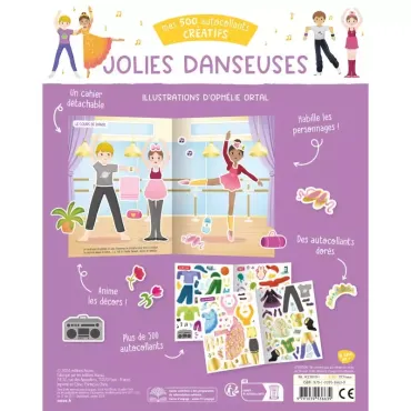 Mes 500 autocollants créatifs - Jolies danseuses