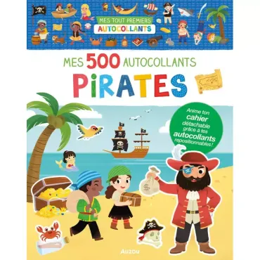 500 autocollants - Les pirates