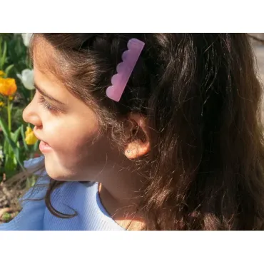 Barrette cheveux - Feston Pivoine