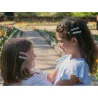 Barrette cheveux - Coeur Fuchsia