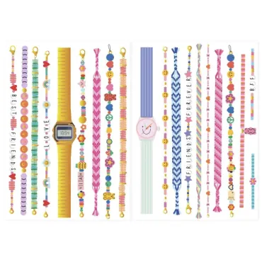 Pochette de 20 Tattoos - Bracelets