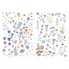 Pochette de 100 Tattoos - Fleurs