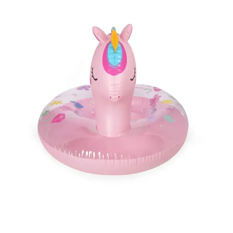 Bouée Licorne Pailletée – 70 Cm, PVC Double épaisseur – Gonflable, Légère – Pour Adulte Et Enfant – Plage, Piscine, été