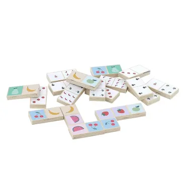 Dominos en bois, Fruits et légumes - Sarah Betz