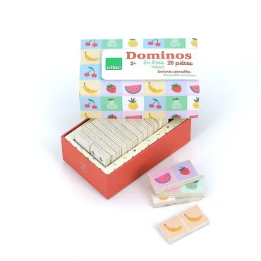 Dominos en bois, Fruits et légumes - Sarah Betz