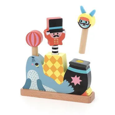Pop-up en bois, Circus -...