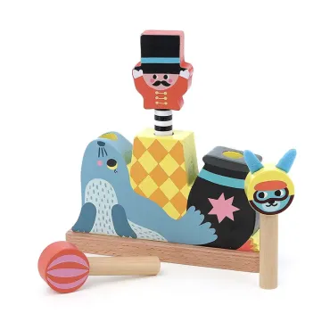 Pop-up en bois, Circus - Michelle Carlslund