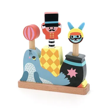 Pop-up en bois, Circus - Michelle Carlslund
