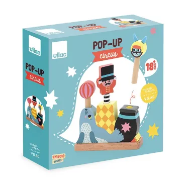 Pop-up en bois, Circus - Michelle Carlslund
