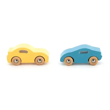 Coffret de 4 voitures en bois Super cars, Vilacity