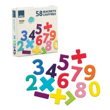 Coffret de magnets en bois,...
