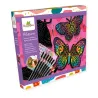 Artissimo - Tableaux feutres métalisés - Papillons flamboyants