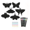 Artissimo - Tableaux feutres métalisés - Papillons flamboyants