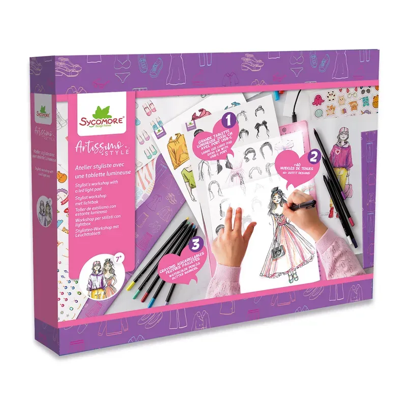 Artissimo - Atelier stylisme avec tablette lumineuse