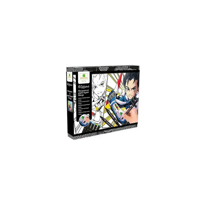 Manga - Layout et marqueurs - Manga Garcon