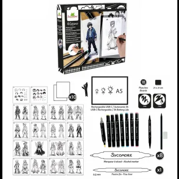 Manga - Tablette lumineuse rechargeable