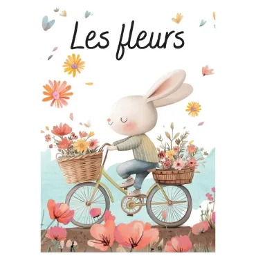 Puzzle magique à l'eau - Les fleurs