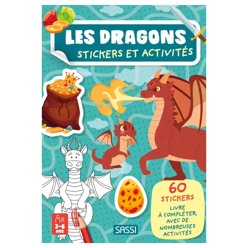 Les dragons - Stickers et activités