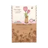 Puzzle 3D en bois - Tulipe rose