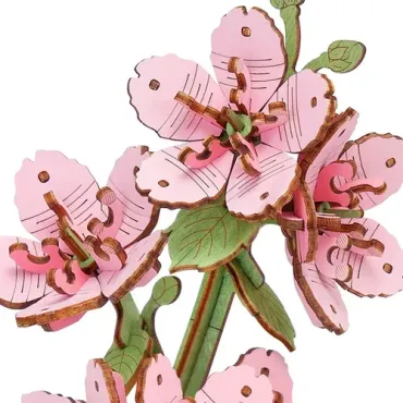 Puzzle 3D en bois - Fleurs de Cerisier