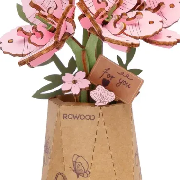Puzzle 3D en bois - Fleurs de Cerisier