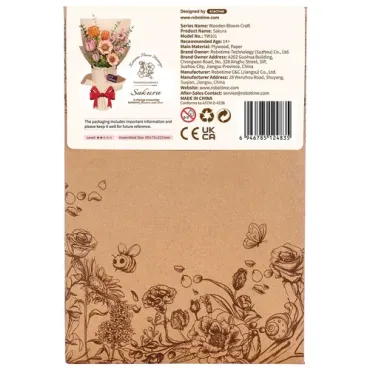 Puzzle 3D en bois - Fleurs de Cerisier