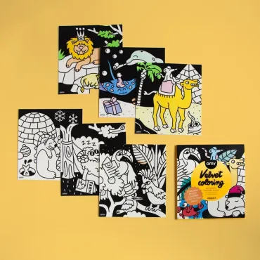 Coloriage velour - Animals
